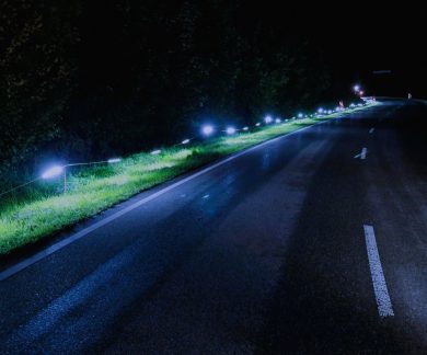 Streckenbeleuchtung auf Baustelle 03-1